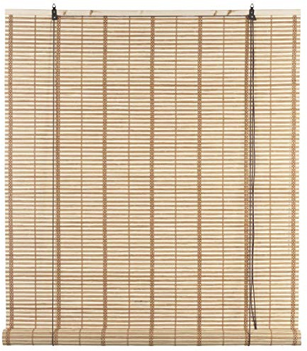 Tapparella avvolgibile in Bambù Azalea Naturale 200x300cm Tenda a rullo Bamboo Arredamento Casa Stile Protezione Luce STI