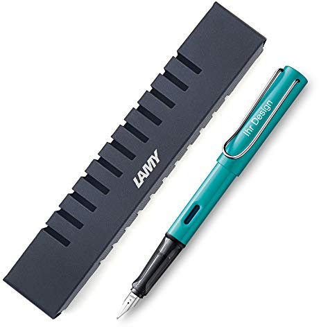 Lamy AL-star turmaline Füllhalter Modell 023, Federstärke M, mit Gravur (Lasergravur), V60