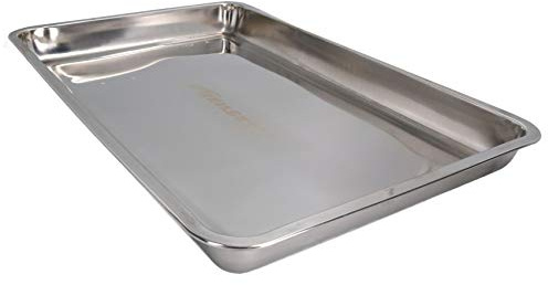 Stainless Steel Low Profile Drip Tray Pan 600 x 400 x 48 Holder Container For BBQ