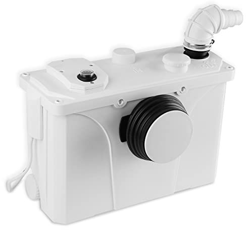 SWANEW Trituratore WC Maceratore pompa da 700 W pompa per acque luride 190L / min con lame in acciaio inox e carbone attivo, per doccia, wc e lavabo
