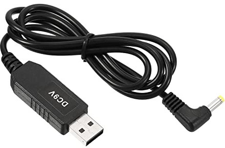 PATIKIL 6W 1A USB Step Up Tensione Convertitore, DC 5V a DC 9V Alimentazione Fornitura Adattatore 90 Gradi Angolo 4.0x1.7mm Cavo per Router LED Lampada Altoparlanti