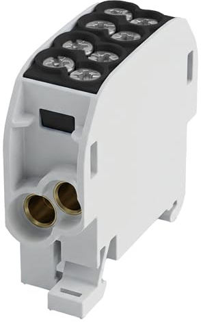 grenda-hammer® | VDE Hauptleitungsabzweigklemmen HLAK in 1- bis 5-poliger schmaler Ausführung mit nur 17,8mm Modulbreite je Pol (1-polig | schwarz)