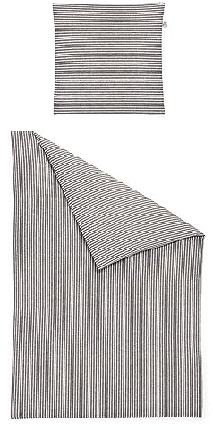 Irisette Premium Flausch-Cotton Bettwäsche Mink 8872 Silber, 1 Bettbezug 135 x 200 cm + 1 Kissenbezug 80 x 80 cm