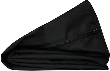 POKAR Bezüge für Palettenkissen Wasserabweisend Palettenauflagen Palettenmöbel Palettensofa 2er Set: Sitzkissen 120x80 + Rückenlehne 120x40, Schwarz