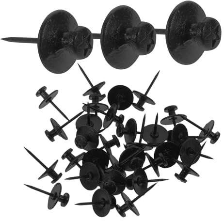 NUOBESTY 60stücke Kreative Push-pins Aus Zinklegierung Fünfstern-flachkopf-dekorationsnadeln Für Korktafeln Karten Und DIY-projekte Pinnadeln Für Büro Und Zuhause