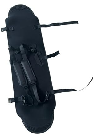 Oshhni Snowboardhülle, Skitasche, Softcover, Reisetasche, Snowboard-Zubehör mit Schultergurt, Snowboardtasche, Aufbewahrungstasche, 150 cm Doppelgurt