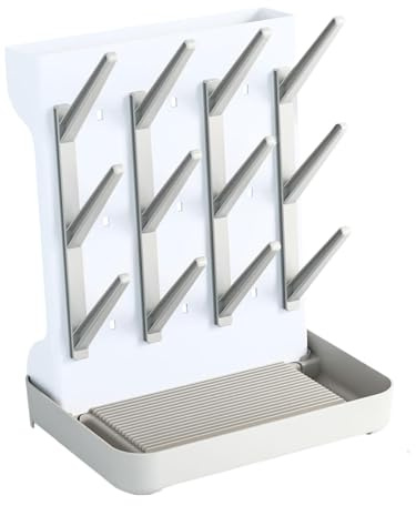 Trockengestell für Babyflaschen – Vertikale Flasche, Organizer für mehrschichtiges Trocknen, 27 x 22 x 36 cm, elegante Theke für platzsparende Aufbewahrung