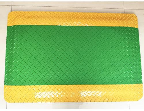 LUMSGN Anti-Ermüdungsmatte, strapazierfähig, für Werkstatt, rutschfest, ölbeständig, für Küche und Büro, Grün, 70 x 40 cm