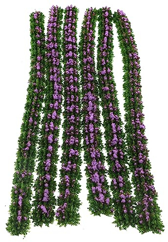 Kisangel Realistic Artificial Evergreen Strips for Fairy Garden Miniature Landscape Model Trees Diy Decor