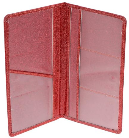 BESPORTBLE PU Leather Car Document Holder for Men Stylish Vehicle Insurance Organizer with Spacious Compartments Durable Protection for Important Documents Essential Car Accessory