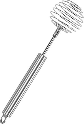 ETZRYSYB Egg Whisk Stainless Steel Ball Spring Whisk Hand-held Butter Egg Mixer Hand-held Butter Egg Mixer Whipped Cream Make Milk Foam KitchenTool