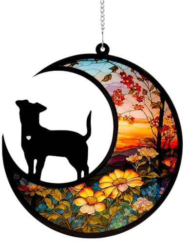 Acrylic Pet Bereavement Gifts for Dog Lovers, Personalized Dog Bereavement Gifts, Window Hangings Suncatcher for Loss of A Pet, Loss of Dogs Sympathy Gift