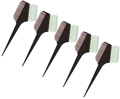 BESTYASH 5 Piezas Kit para Tinte de Cabello de Herramientas de Tinte con Peine y Pincel Accesorios para Estilistas y para Diy y Salones de