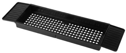 rockible Bandeja organizadora para bañera y Ducha, Negro