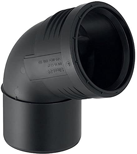 Geberit 390423141 Bogen Silent-PP mit Muffe, 67.5 Grad DN 90