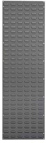 Akro-Mils 30118 Louvered Steel Wall Mount Panel Garage Organizer for Hanging AkroBin Storage Bins, 18-Inch W x 61-Inch H, Beige, Single