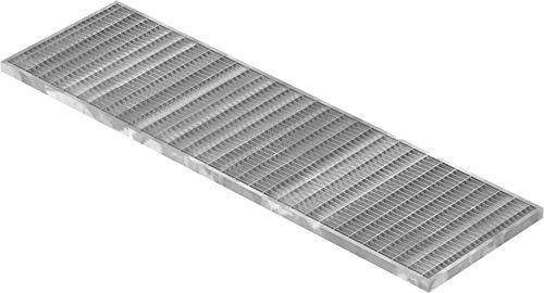 Fenau - 290 x 990 x 20 mm - Gitterrost, MW: 30/10 mm, verzinkt, Rost für Zarge: 300 x 1000 x 23 mm, Bau-Normrost für Lichtschacht