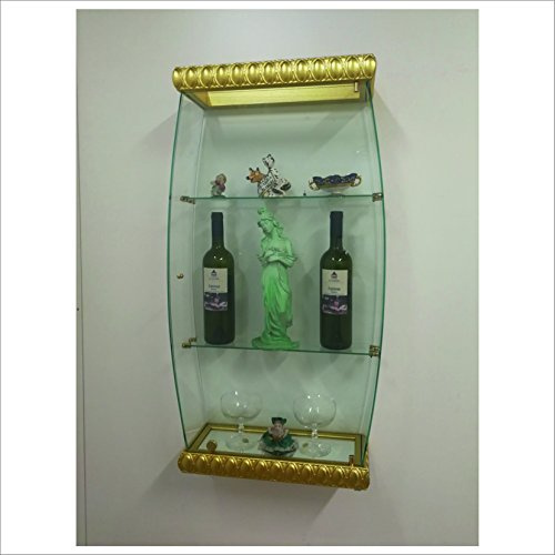 VM ART DESIGN GLASS BY VETRERIA MICELI Wand glasvitrine VM3022T-BOP Decorated Style (Gold (Arabic Style))