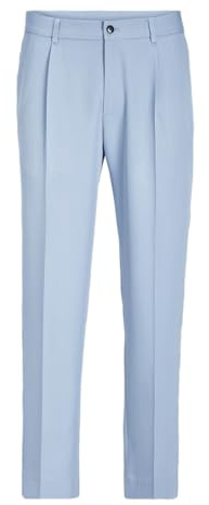 JACK & JONES Jprcarter Relaxed Trouser - Pantalón de Traje para Hombre, Azul Ashley. Ajuste: Ajuste Relajado, 50