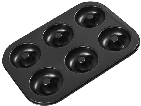 Shudyear 1 Pc Donut Pan Doughnut Baking Pan Nonstick Carbon Steel Baking Mold for Homemade Donuts Dessert Baking Oven Tray