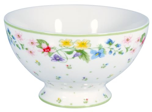 GreenGate Karolina Soup Bowl White 15cm