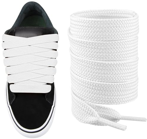 Endoto Cordones para Vans Shoe Laces Shoelaces | 16MM Planos Cordón | Material: Poliéster