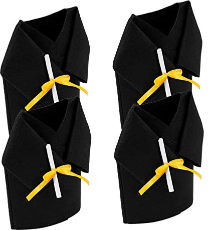 Toyvian 4pezzi Coperture Per Bottiglie Mini Gonna Cappello Dottore Decorazione Per e Celebrazioni Resistente