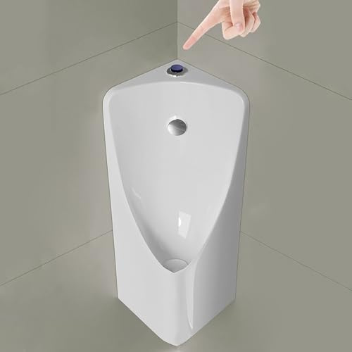ZDMZR Urinoirs d'angle for Hommes Anti-déversements, Urinoirs for Hommes Anti-déversements De Nuit, Urinoirs for Salle De Bain for Hommes, Urinoirs en Céramique