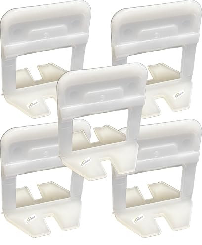 SERVICEWEBSHOP | Distanziatori Livellanti per Piastrelle per Pavimenti Perfetti, Cunei Livellanti Riutilizzabili, Sistema Livellante per Piastrelle da Parete e Pavimento (2 MM 250 PEZZI)