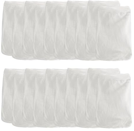 20 Packs Pool Skimmer Socks, Reusable Pool Filter Socks for Inground & Above Ground Pool Skimmer Basket, Pool Micro Filter Bag Compatible with Pool-Blaster Pool Vacuum Cleaner(Basket not Included)
