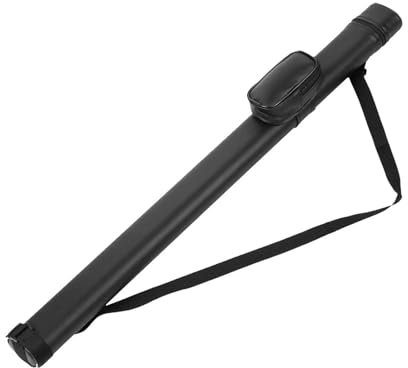 SUBLXPoten Billard Queue Tasche Professioneller Billard-Pool-Queue-Stab-Taschenschutz, Verstellbarer Riemen, PU-Leder Pool Cue Bag