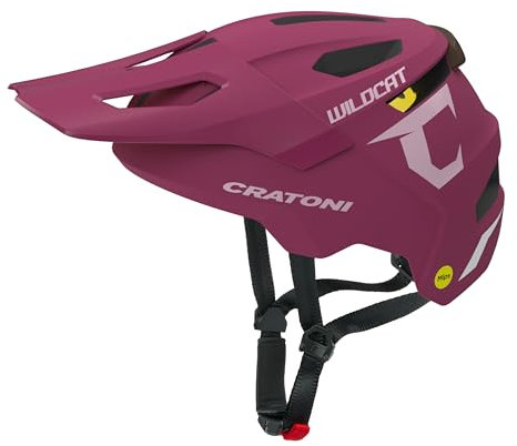Cratoni Kinderhelm Wildcat MIPS Fahrradhelm MTB-Helm Allroundhelm S/M 49-56 cm (pink matt)