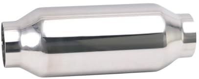 Tubo De Silenciador De Escape Resonador De Escape Para Coches Deportivos Compatible Con Tubos 51Mm Y 63Mm Silenciador Universal Acero Inoxidable Puntas De Escape(51mm)