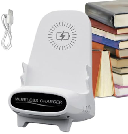 Mini Sedia Caricatore Wireless - Dispositivo di Supporto con Ricarica Rapida - Supporto Telefono Con Stazione Ricarica Senza Fili | per Casa Ufficio Regalo Compleanno Soggiorno Interni Famiglia Amici