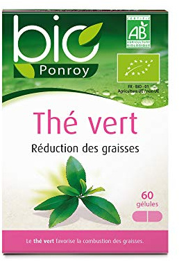 Yves Ponroy Thé Vert Bio Brûleurs de Graisse 60 Gélules
