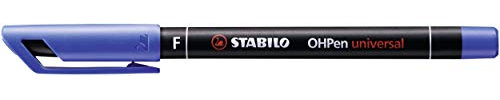 Folienstift - STABILO OHPen universal - permanent fein - Einzelstift - blau