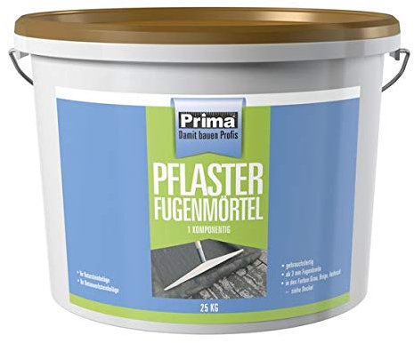 Prima Pflasterfugenmoertel 1K beige 25 kg - Für das wasserdurchlässige Verfugen von Pflaster- und Betonsteinen