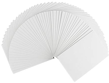 50 st tomma vikta kort 50 st vikta kort perfekt för att skapa gratulations- och inbjudningskort C6 (10,5 cm x 14,8 cm) | 230 g/m² vit