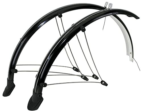Schutzblech für Mountainbikes, 24 Zoll, P2R, Kunststoff, Schwarz, Breite 56 mm (schwarz)