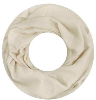 Majea Damen Loop Schal Cary – Eleganter Schlauchschal unifarben – 170x75cm weicher Rundschal für Business & Alltag