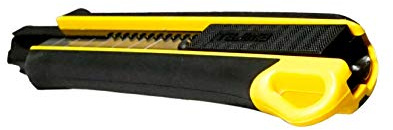 Tajima Strong-J Long Cuttermesser Set (22 mm) mit 10 extrastarken Endura Klingen, Edelstahl, Schwarz/Silber, Cuttermesser DC680 Strong-J Long
