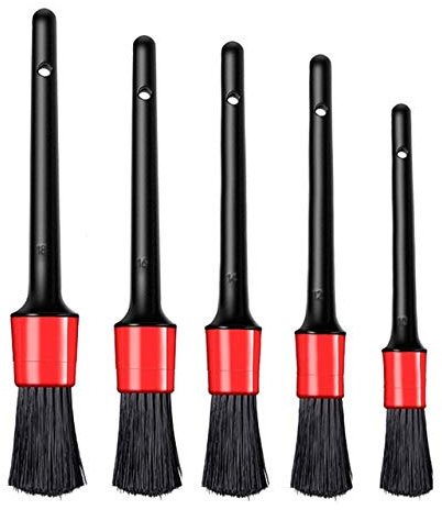 HHF Reinigungskits 5pcs Auto-Waschbürste Fahrzeugpflege Pinsel Auto Reinigungsbürsten for Auto-Innenreinigung Rad Gap Felgen Armaturenbrett Zubehör (Farbe : 5pcs)