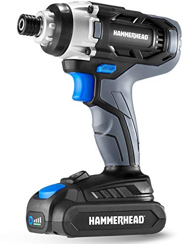 Hammerhead 20V 1/4 Inch Cordless Impact Driver Kit with 1.5Ah Battery and Charger – HCID201