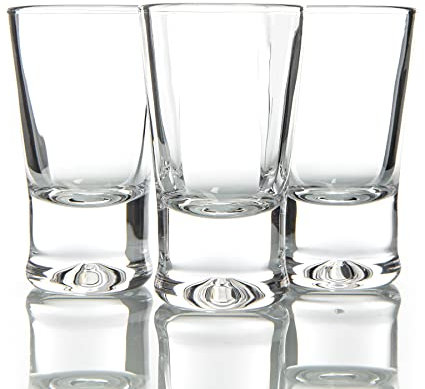 BigDean 24er Set Schnapsgläser 2cl - robuste + hochwertige Shotgläser aus Glas - spülmaschinenfest lebensmittelecht - standfest gegen Umkippen