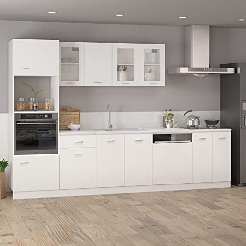 homiuse Panel para lavavajillas blanco 59,5 x 3 x 67 cm madera encimera de cocina fregadero parcialmente integrado panel frontal para fregadero de cocina frontal placa decorativa para fregadero de