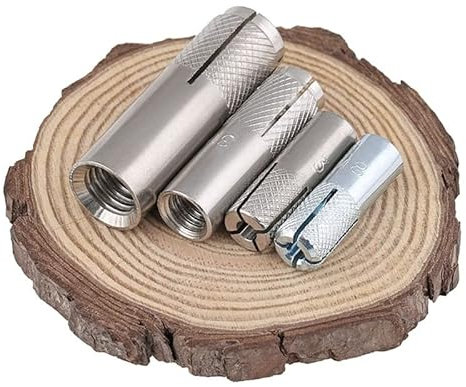 Expansionsbolzen Rawl, Ankerbolzen, M6-M16 verzinkte Eisenschrauben Bolzen Flachschrauben 316/304/Kohlenstoffstahl (Farbe: 304, Größe: M2,3 M12) (Farbe: 304) (Color : 316)