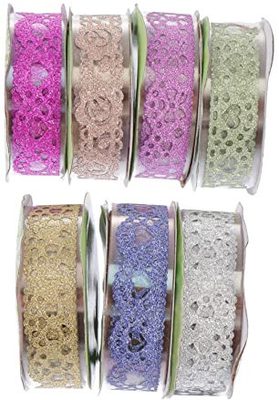 NUOBESTY 14rollen Teiliges Glitter Klebeband Diy Scrapbooking Dekoratives Washi Tape Bunten Farben Für Bastelprojekte Geschenkkarten Und Kreative Gestaltung