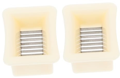 Zerodeko Gemüseschäler 2St gemüsenudelschneider gemüseschneider küchenwerkzeuge beige Obstschneider Schäler Käseschneider Bohnenschneider Rostfreier Stahl Reibe Stringer Aufschnitt