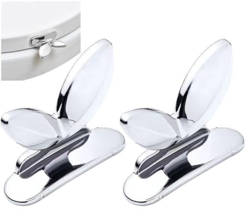 2pcs Toilettensitz Griffhalter Sanitär Nicht Schmutziger Hand Toilettendeckel Lid Lifter Cessel Halter Toilette Lifter Badezimmer Zubehör Freifleisch Toilettenabdeckung Öffner