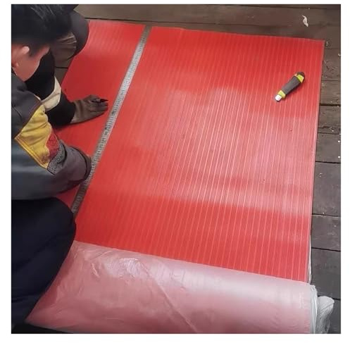 Cuttable Garage Floor Insulated Mats, Large Electrician's Insulating Rubber Safety Mat for Power Supply Station/ Distribution Room/ Industry, 3 Wide High Voltage Switchboard Matting(LxWxT 8' x 3 1/5'